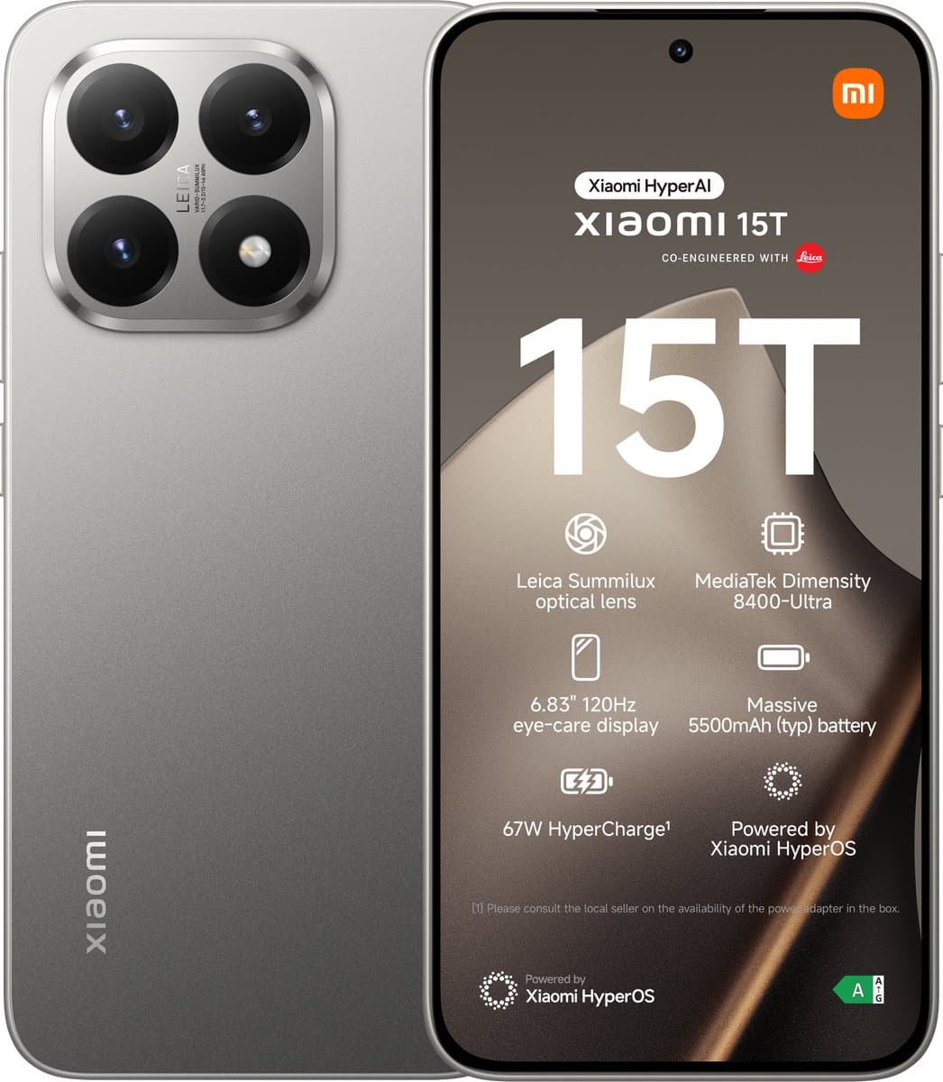 Xiaomi 15T - 12GB/256GB - Grijs — afbeelding 1