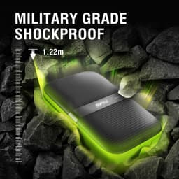 Silicon Power - Armor A60 - Portable USB 3.2 - Externe Harde Schijf - 2TB - Groen — thumbnail 2