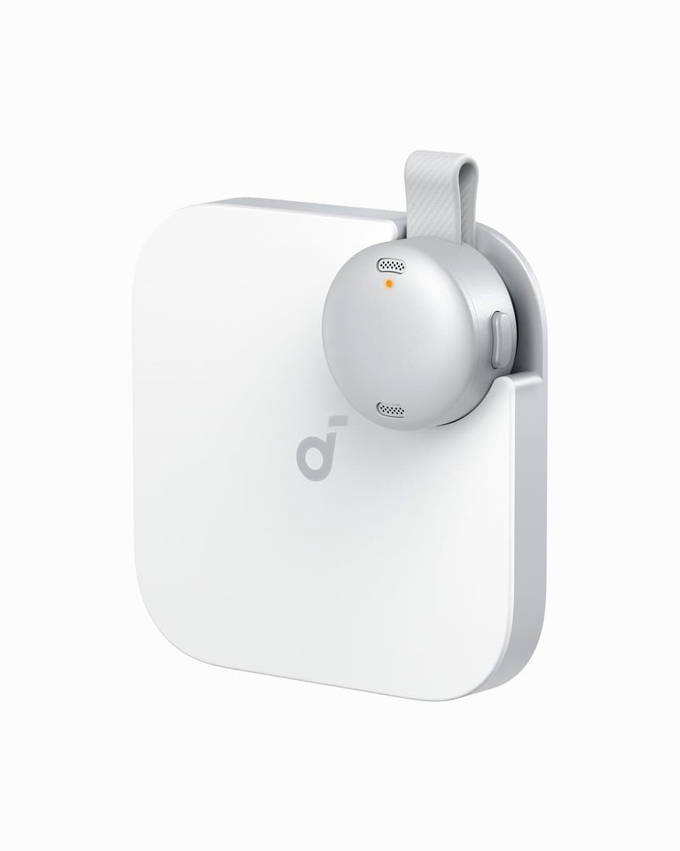 soundcore Work van Anker - Draagbare AI-recorder met transcriptie en samenvatting - Overzicht van meerdere vergaderingen - Dubbeltikken voor markering - Ultracompact - Veilige gegevens - Lange batterijduur — afbeelding 1