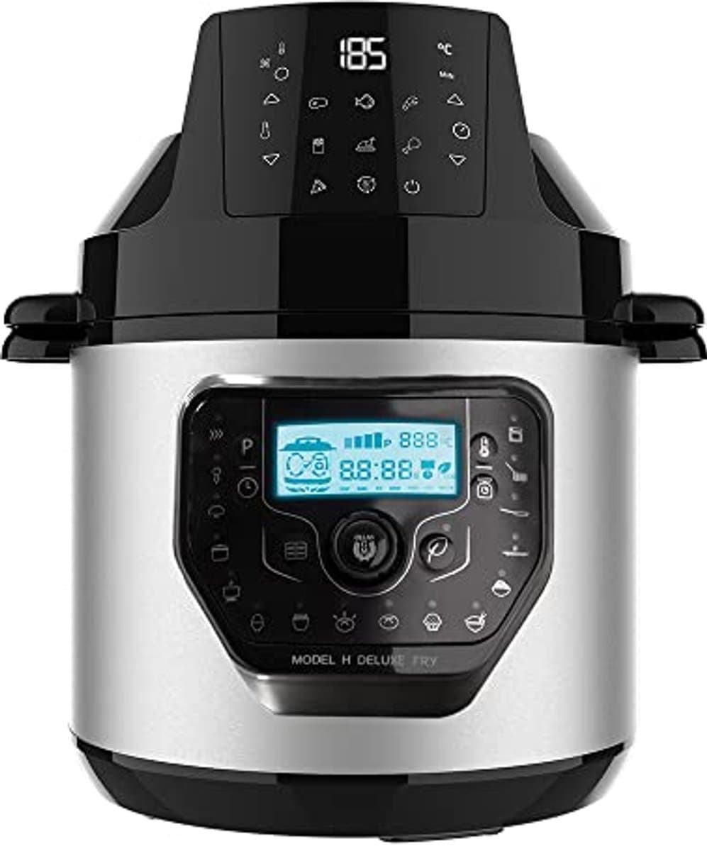 Multifunctionele Airfryer en Keukenmachine met Weegschaal - 6 Liter, Programmeerbaar, 24 Uur, Verstelbare Temperatuur — afbeelding 1