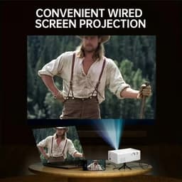 Mini HD‑Projector met Afstandsbediening – Ingebouwde Speakers – Zakmodel — thumbnail 3