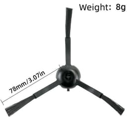 Vervangende Onderdelen - 5-Delige - Geschikt voor Tapo RV20 Max Plus/Tapo RV20 Max/Tapo RV30 Max Plus/Tapo RV30 Max Robotstofzuiger - 1 Rolborstel, 2 Zijborstels, 2 HEPA-Filters - Accessoireset — thumbnail 3