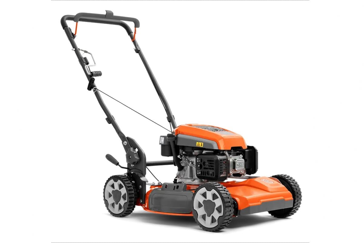 Husqvarna LB 251S benzinegrasmaaier - 51 cm maaibreedte, 2,7 kW motor, wielaandrijving, BioClip mulchfunctie, zijuitworp, stalen maaidek, centrale hoogteverstelling - ideaal voor grote gazons — afbeelding 1