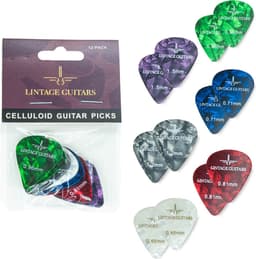 12 PCS Mix - Plectrum voor gitaar - Plectrums - Plektrum - 0.46 t/m 1.50 Plectrum - Celluloid Guitar Picks — thumbnail 1