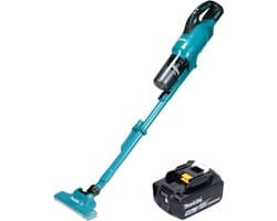 Makita DCL 286 FT accustofzuiger 18 V 0,25 l borstelloos + 1x accu 5,0 Ah - zonder oplader