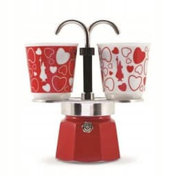 Bialetti Mini Express Moka Set: 2 Hartvormige Koppjes (90ml) — thumbnail 1