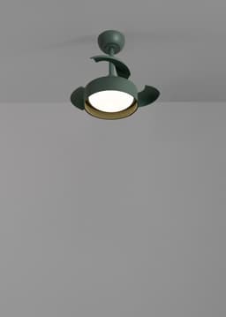 CREATE - Stille plafondventilator met intrekbare bladen (Ø55cm) - Met licht LED - Met Afstandsbediening - 6 snelheden - Programmeerbaar -WIND CLEAR LAMP — thumbnail 2