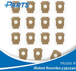 iRobot Roomba y351240 Stofzakken (15 Stuks, Plus.Parts® alternatief voor 4849916) — thumbnail 1
