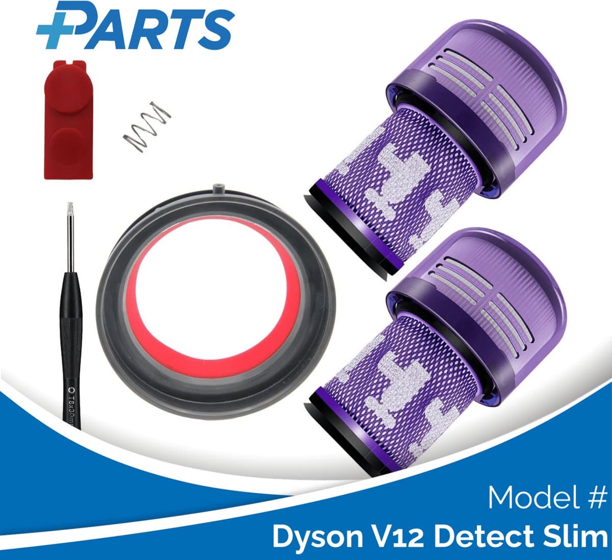 Dyson V12 Detect Slim Onderhoudsset (Plus.Parts® alternatief voor 971517-01) — afbeelding 1