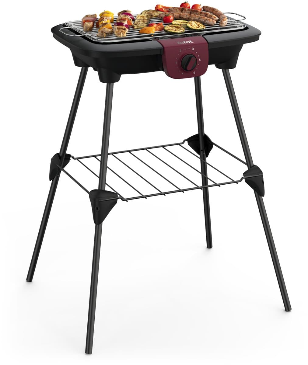 Tefal EasyGrill BG90F5 Elektrische Barbecue - 35x42 cm - 2300W - Met Onderstel - Voor Buiten en Binnen — afbeelding 1