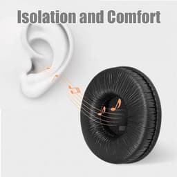 Vervangende Oorkussens en Hoofdband Kussen Geschikt voor JBL Tune 510BT, T500BT, T450, Tune 600 en JR300 - Comfortabele Ear Pads Set - Zwart — thumbnail 4