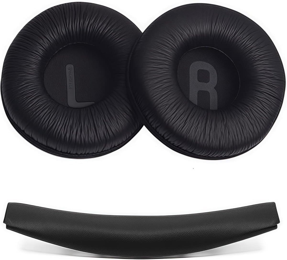 Vervangende Oorkussens en Hoofdband Kussen Geschikt voor JBL Tune 510BT, T500BT, T450, Tune 600 en JR300 - Comfortabele Ear Pads Set - Zwart — afbeelding 1