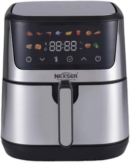 Airfryer 9L – Digitale Heteluchtfriteuse – 2000W – RVS – Touchscreen LED Display – Olievrij – Multifunctioneel – Easy Clean – Familieformaat — thumbnail 2