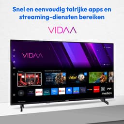 MEDION 108 cm 43" HD TV Smart TV HDR VIDA Store Prime Video Disney+ DAZN HbbTV PVR Bluetooth HD+, MD843101 — thumbnail 3