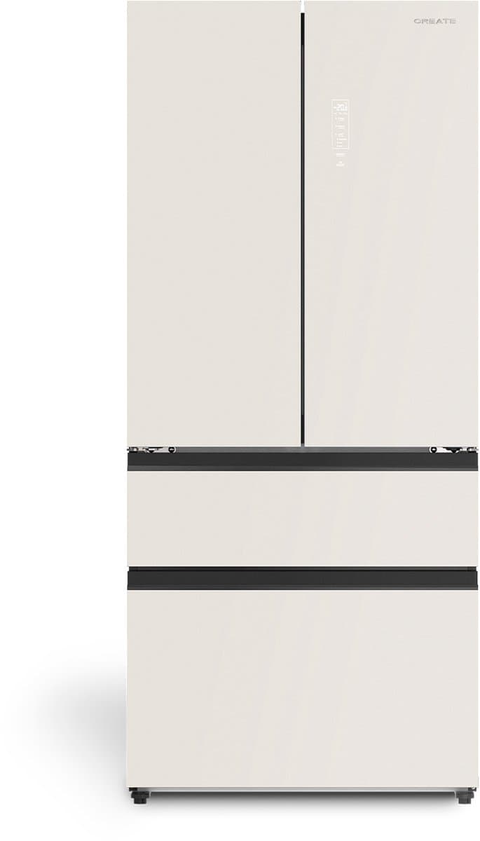 CREATE - Koelkast met openslaande deur 509L met Space Pro en Care+ - Gebroken wit - FRIDGE STUDIO FRENCH DOOR PRO 509 — afbeelding 1