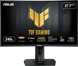 ASUS TUF Gaming VG27VQM - Full HD Curved Gaming Monitor - 240hz - 27 inch — thumbnail 1