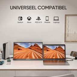Arzopa A1 GAMUT – Draagbare Monitor – 60Hz – Portable Display – Speakers – Monitor - Beeldscherm – 15.6 Inch – IPS - Full HD — thumbnail 2