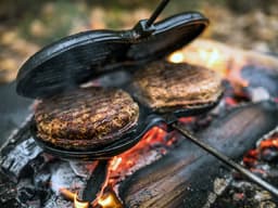 Petromax Hamburger IJzer - gietijzer dubbel — thumbnail 5
