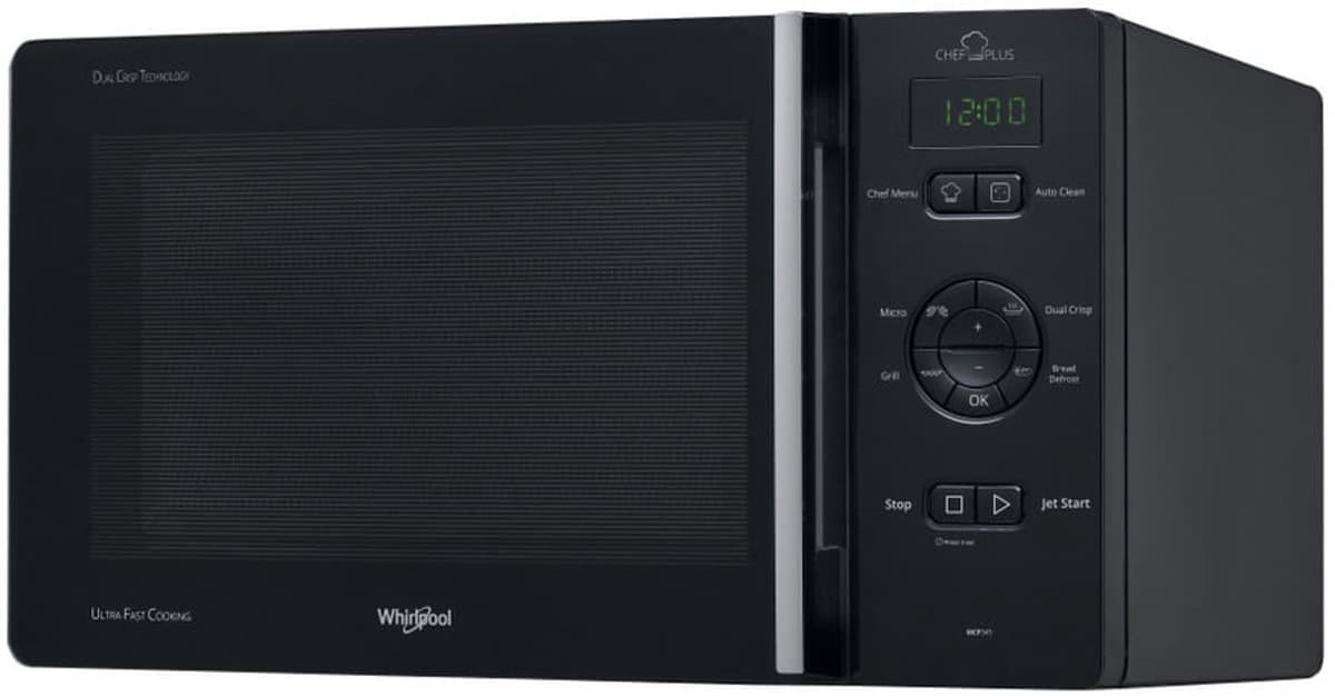 Whirlpool Magnetron Chef Plus 25L Zwart MCP345BL — afbeelding 1