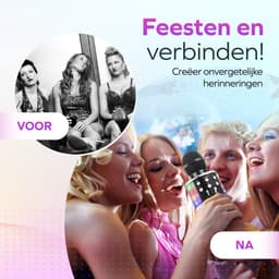 BP® Karaoke Microfoon Bluetooth - Karaoke Set - Karaoke voor Kinderen en Volwassenen - Draadloze Microfoon - 5 Stemvervormers - Echo - Met Speaker - LED Licht - Nederlandse Handleiding — thumbnail 4