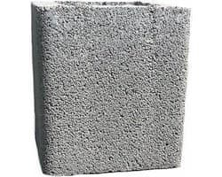 Intergard Barbecue beton houtskool bbq verlengstuk grijs 30x30x35cm