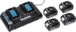 Makita DLM533PT4 Accu Grasmaaier 53cm 2x18V 5.0Ah — thumbnail 4