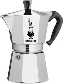 Bialetti Moka Express Percolator 6 kops + Bialetti koffiepakket — thumbnail 3