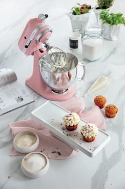 KitchenAid Artisan Mixer 5KSM175PSEDR Mat roze — thumbnail 4