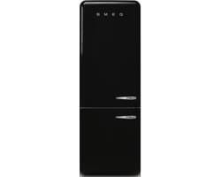 Smeg FAB38LBL5 - Koel- en vriescombinatie  - Scharnier links - Zwart