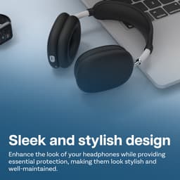 Siliconen Hoes voor AirPods Max Hooftelefoons van MMOBIEL – Siliconen Oorkussens Beschermhoes, Oorschelp Beschermhoes, Hoofdband Beschermhoes – Anti-Kras Zachte Siliconen Beschermer – Zwart — thumbnail 5