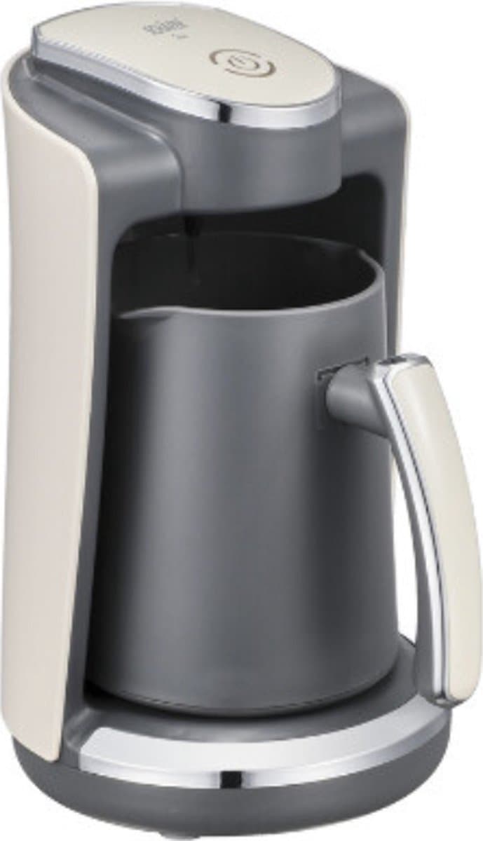 Schafer - Elektrische koffiemachine - Cezve - Turkse koffiezetapparaat- Koffiezetapparaat - Turkse koffiemachine - 250 - Koffie - 400W - Beige - 220-240V -sinterklaas cadeautjes — afbeelding 1