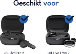 Ibley ComfortFit Siliconen oortips voor JBL Live Pro 2 zwart - Siliconen Earplug - S/M/L formaat - 3 paar - 3 maten - JBL Live Free 2 oortips — thumbnail 2