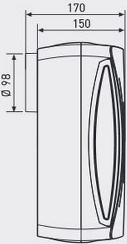 Soler & Palau, EBB-250N S badkamerventilator, 230V, doorsnede 100mm, 280 m³/u — thumbnail 1