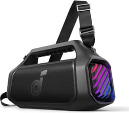 soundcore Anker Boom 2 Plus Buitenluidspreker - Bluetooth - 140W - 2+2 kanalen - BassUp 2.0 - 20 uur - Snel opladen - IPX7 - Waterdicht - RGB-verlichting - USB-C - Powerbank - Voor kamperen - Strand - Tuin — thumbnail 1