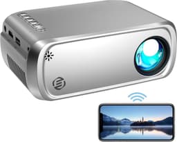 Equivera Mini Beamer - Draagbare Beamer - Beamer - Mini Beamer Projector - Projector - Mini Projector — thumbnail 1