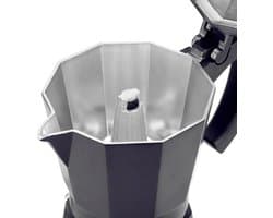 Percolator - Elektrische percolator - Espresso maker - Moka pot met kookplaat - 300ml capaciteit/6 Kopjes - Zwart
