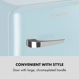 Klarstein Minibar minikoelkast voor kamers, 48 ​​liter minikoelkast voor drankjes en cosmetica, kleine , kleine en stille koelkast, verstelbaar schap, kleine huidverzorgingskoelkast 0-10 °C - Mini Koelkast - 48L - Mini Fridge — thumbnail 4