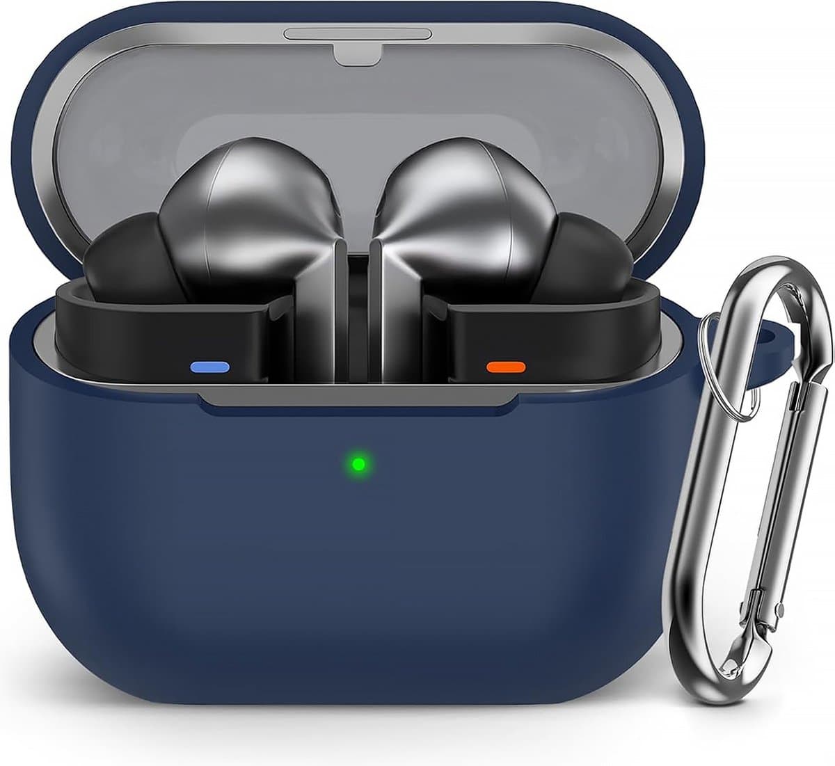 YONO Soft Case geschikt voor Samsung Galaxy Buds 3 / 3 Pro / 3 FE - Siliconen Hoesje - Donkerblauw — afbeelding 1