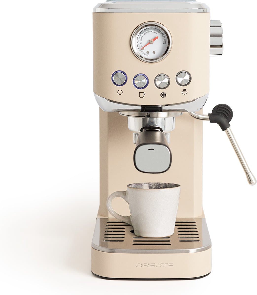CREATE - Espressomachine met functie voor koude koffie - Zand - THERA CLASSIC COMPACT — afbeelding 1