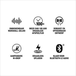 Marshall Major V Draadloze On-Ear Bluetooth Koptelefoon - Bruin — thumbnail 4