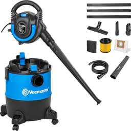 Vacmaster Nat- En Droog Stofzuiger - 23 Liter - 1200 Watt - Multifunctionele Stofzuiger Voor Thuis, Garage, Auto En Werkplaats - 2-in-1 Ook Te Gebruiken Als Bladblazer - Met Blaasfunctie - ‎Bouwstofzuiger - Waterzuiger - VQ1220PFC-03 — thumbnail 1