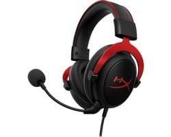 HyperX Cloud II - Bedrade Gaming Headset - Geschikt voor PC/PS5/PS4/Switch - Rood