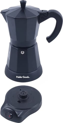 Elektrische percolator - Elektrische espresso maker - 300ml capaciteit/6 Kopjes - Zwart — thumbnail 5