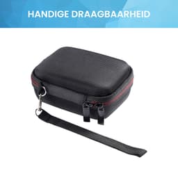YONO Opbergtasje geschikt voor JBL Go 4 - Hoesje - Case - Zwart — thumbnail 4