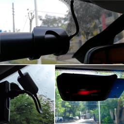 SnelShoppen - Set van 3 Auto Camera Accessoires - Antistatische Stickers, Antistatische Films voor Duidelijk Zicht op Voorruit - Compatibel met Dashca — thumbnail 4