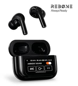 REBØNE Sport Pro Earbuds - Draadloze Oortjes - Oordopjes met Oplaadcase - Wireless Earphones - In Ear Sport - Noise Cancelling - Draadloos - Bluetooth - Geschikt Voor o.a. IPhone en Samsung – Voor Smartphone en Laptop — thumbnail 1
