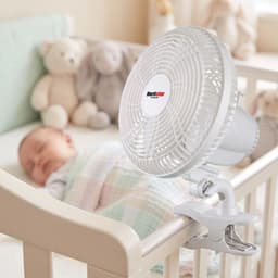 Clipventilator 20cm - 20W - Oscillerend - Ventilator met Klem - 2 Snelheden - Hortistar — thumbnail 2