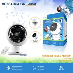 Progenion PR-30I – Compacte Premium Ventilator met Ionisator, Oscillatie en Ultrastil — thumbnail 4