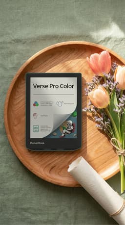 PocketBook Verse Pro Color e-reader Sage Glow – 6 inch – 16 GB – waterdicht + Lemon hoesje – voordeelbundel — thumbnail 5