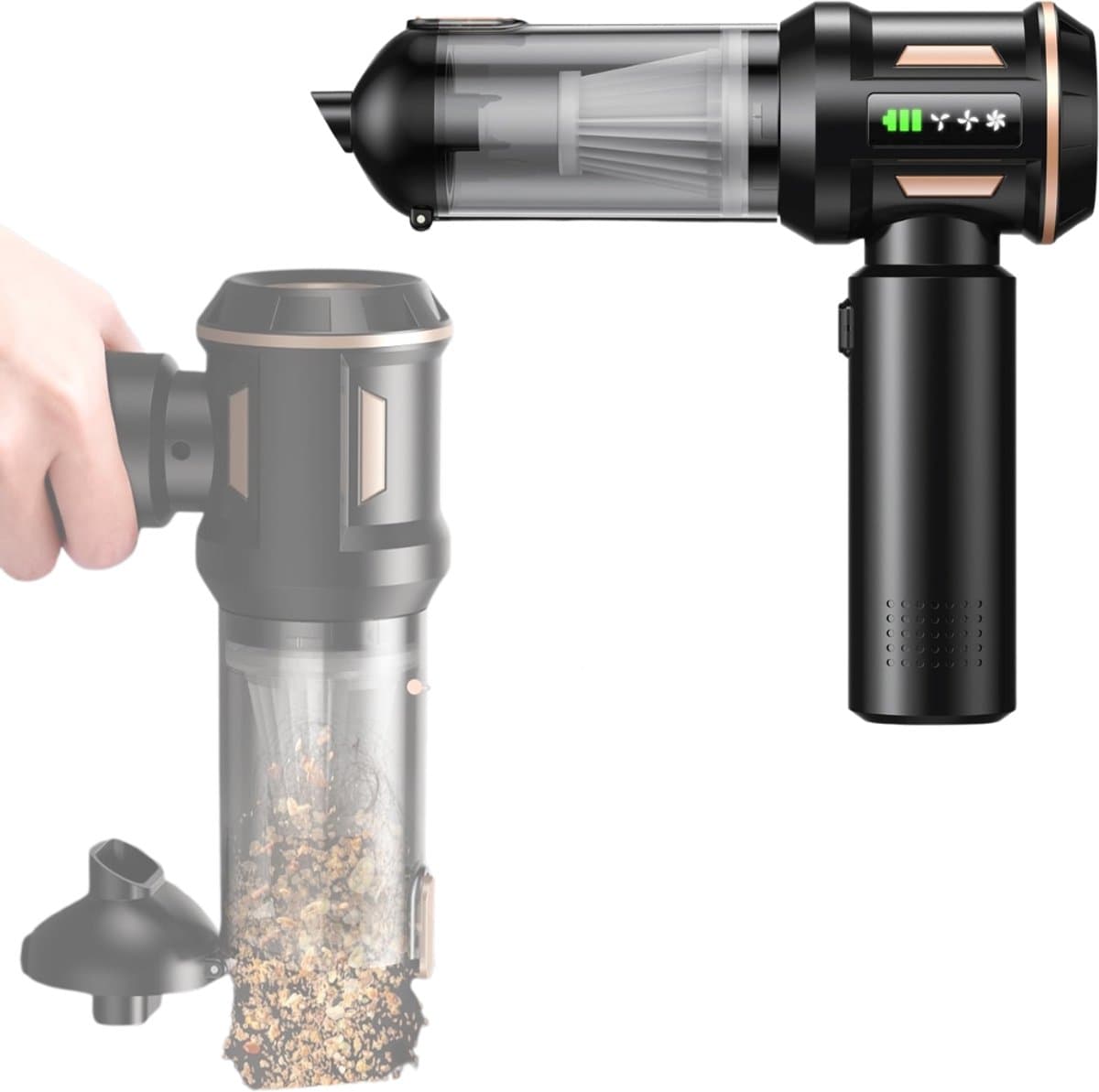 Zavio® Auto Stofzuiger - Kruimeldief - Handstofzuiger — afbeelding 1